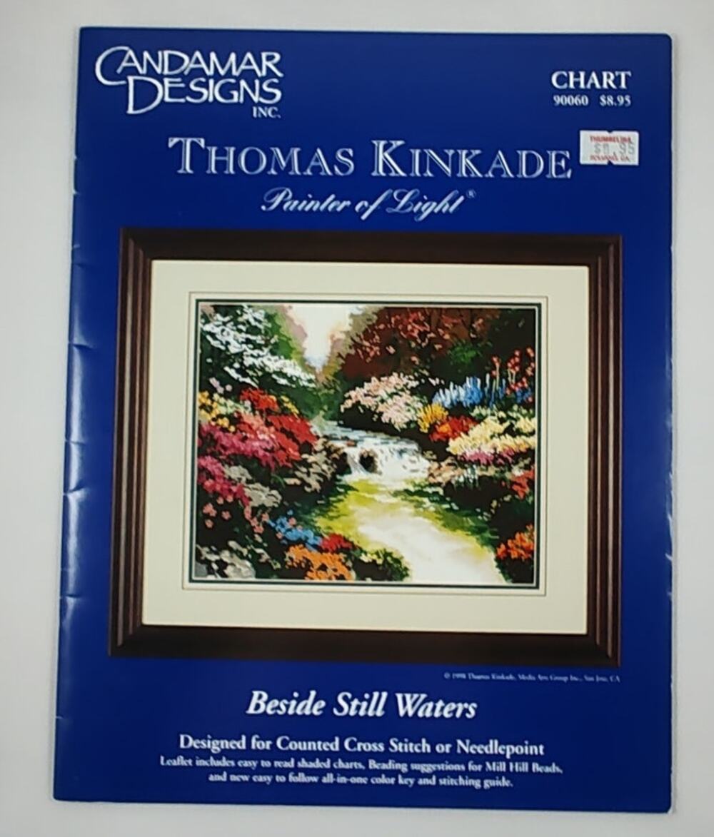 Candamar Designs Beside Still Waters Thomas Kinkade Cross Stitch Pattern
